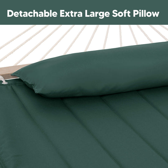 Standing Hammock with Stand#color_dark-green