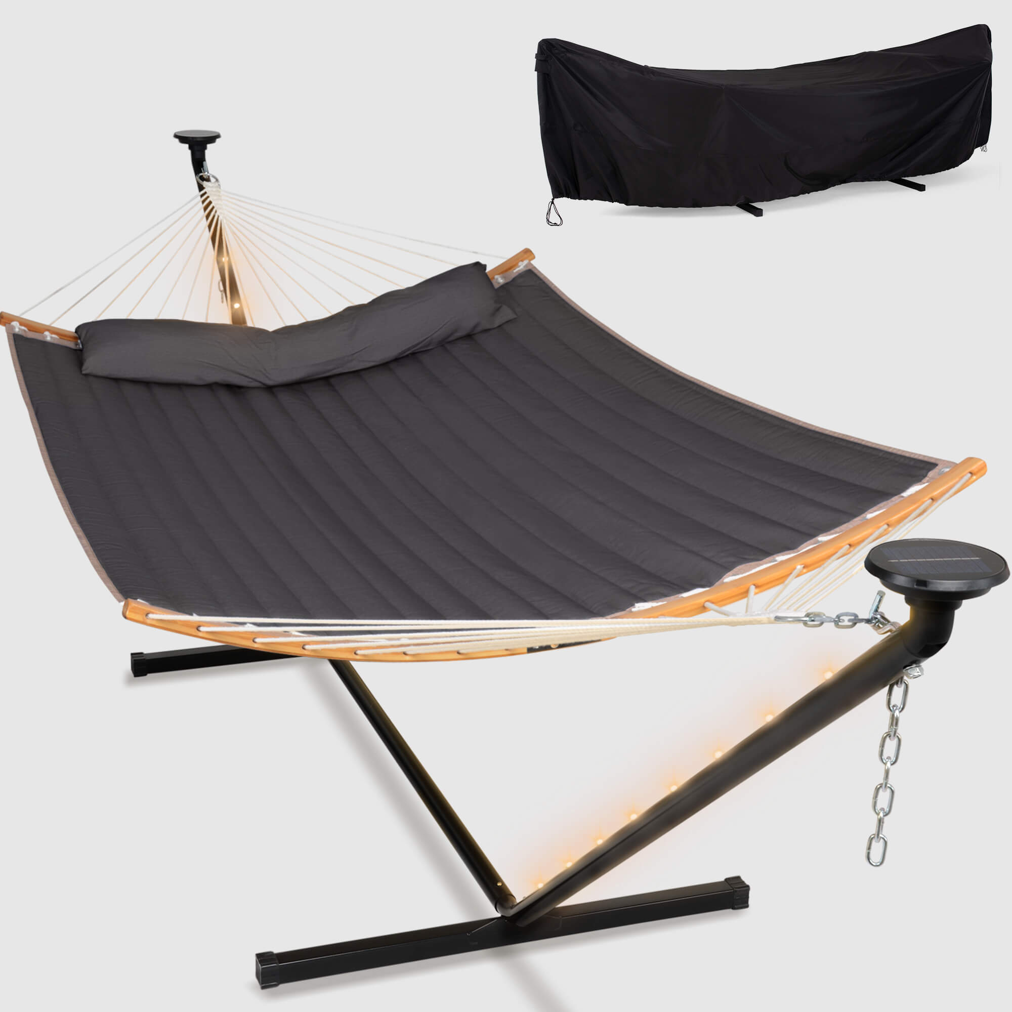 double hammock with stand  #color_dark-gray#options_combo-cover-$215.99-save-40%