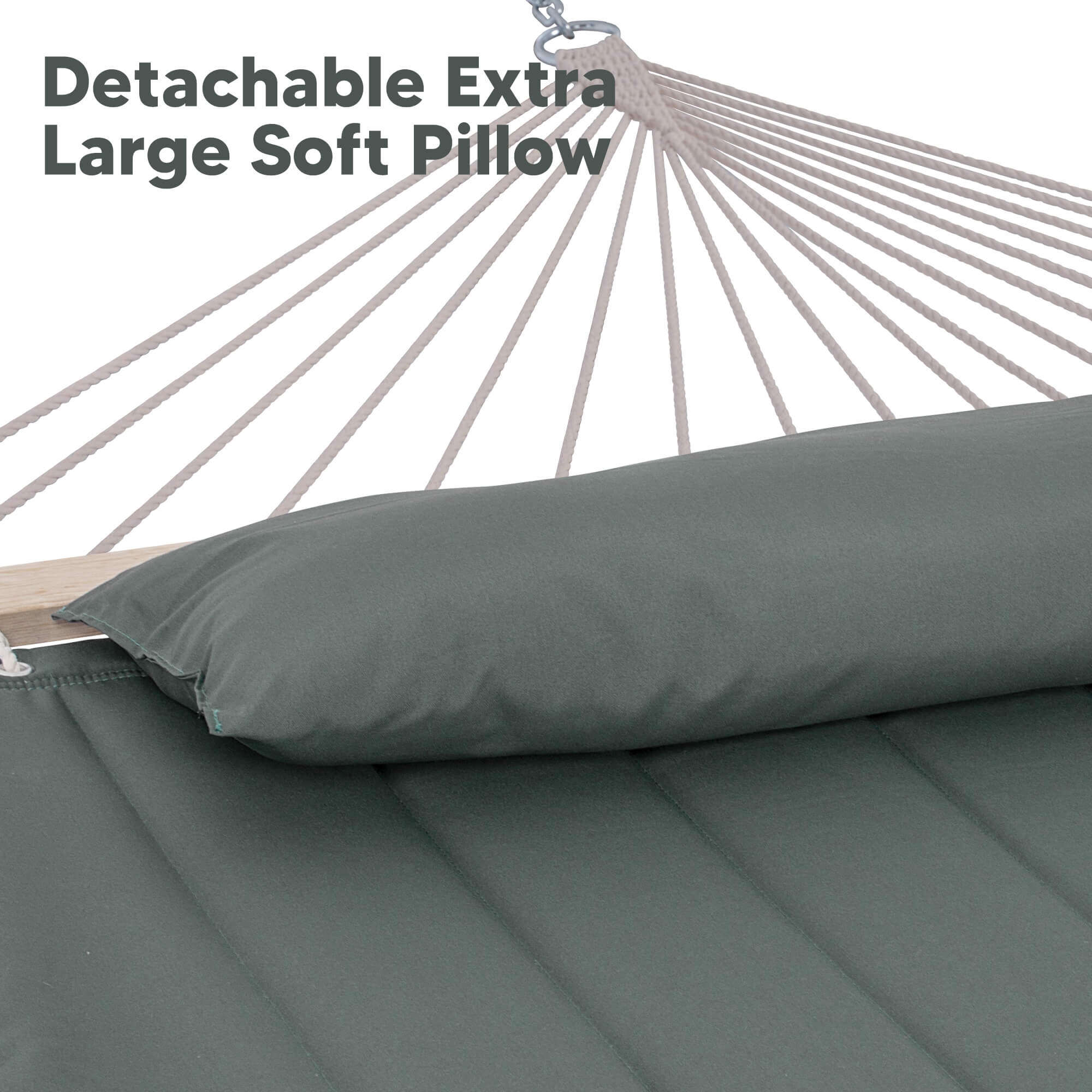 hammock with stand#color_gray-green