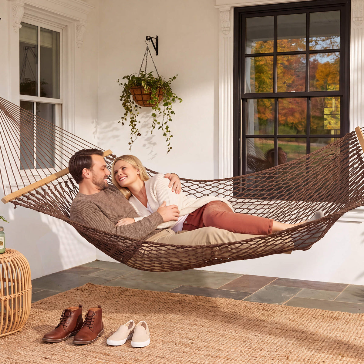 SUNCREAT-Cotton-Rope-Double-Hammock-Natural#color_brown