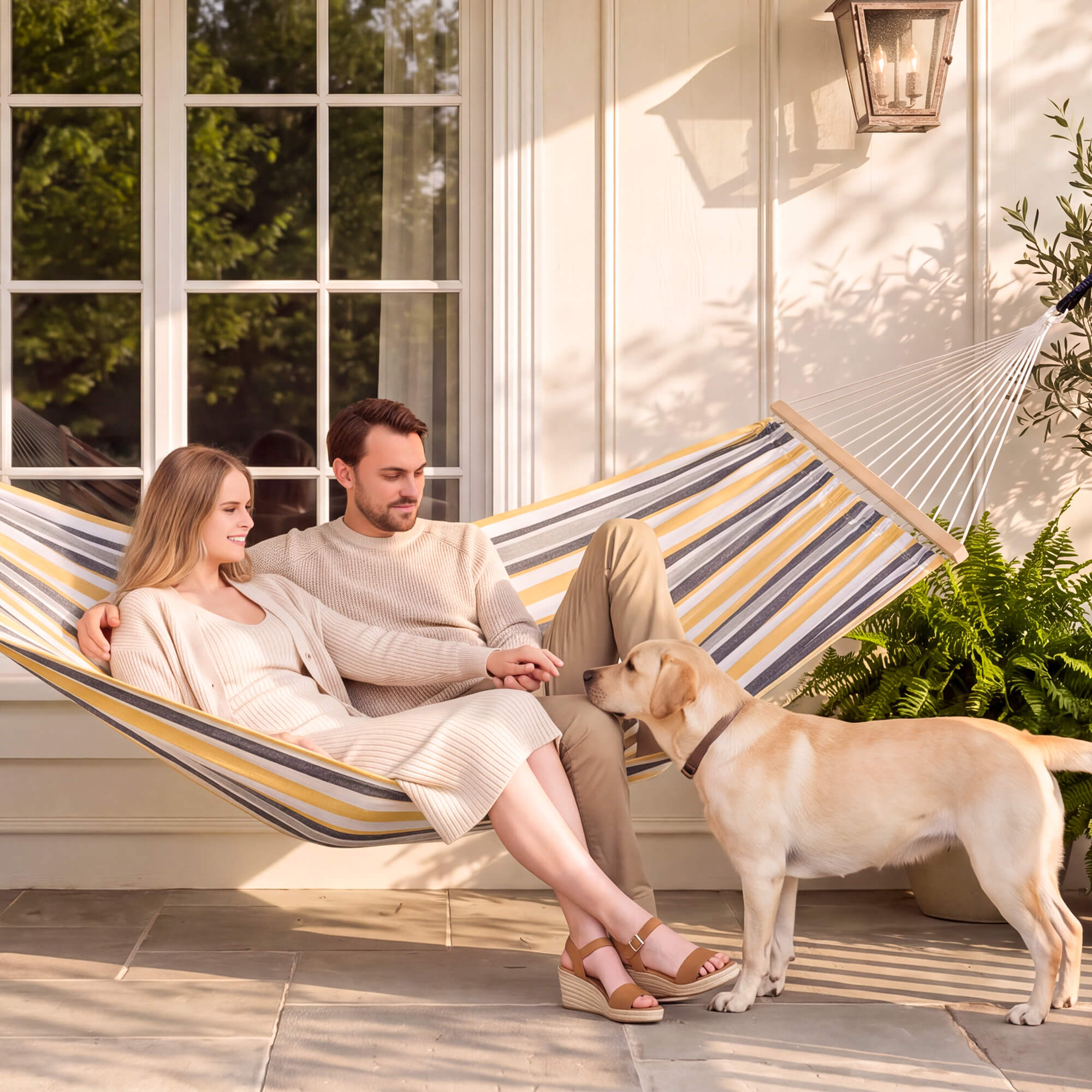 tree hammock swing#color_coffee-stripes