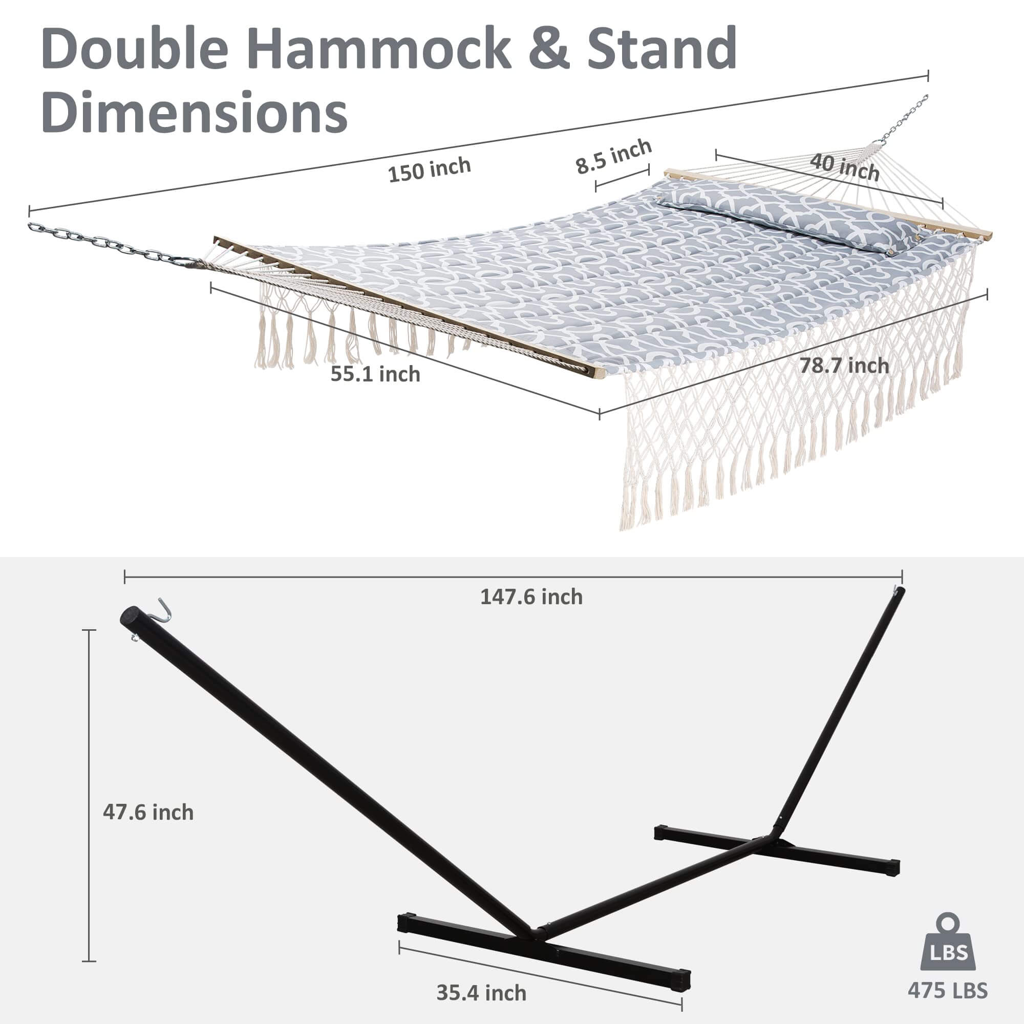 SUNCREAT-Double-Hammock-with-Stand#color_gray-with-tassel