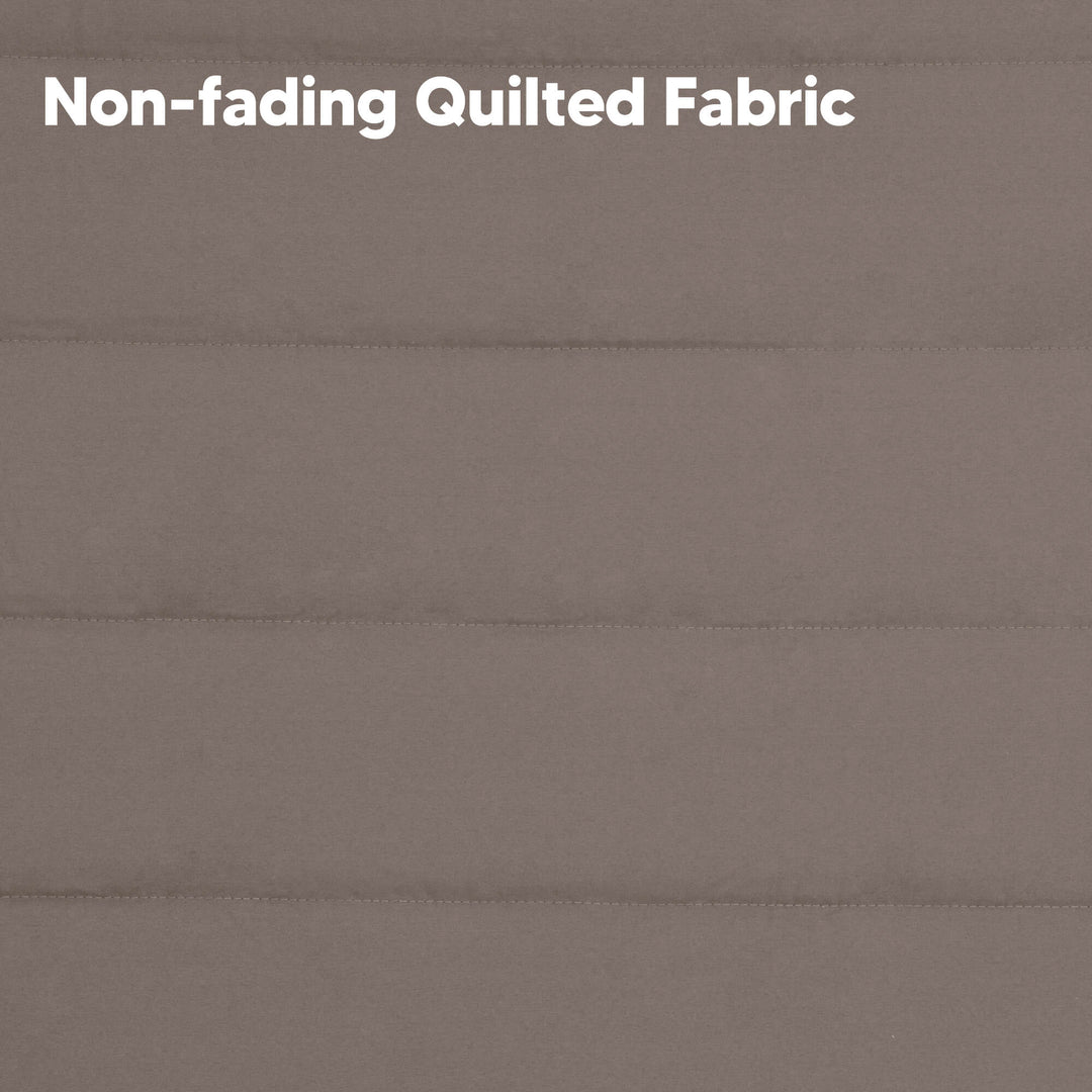 SUNCREAT Quilted Fabric Hammock#color_brown