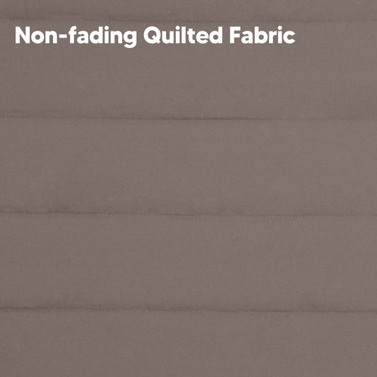 SUNCREAT Quilted Fabric Hammock#color_brown