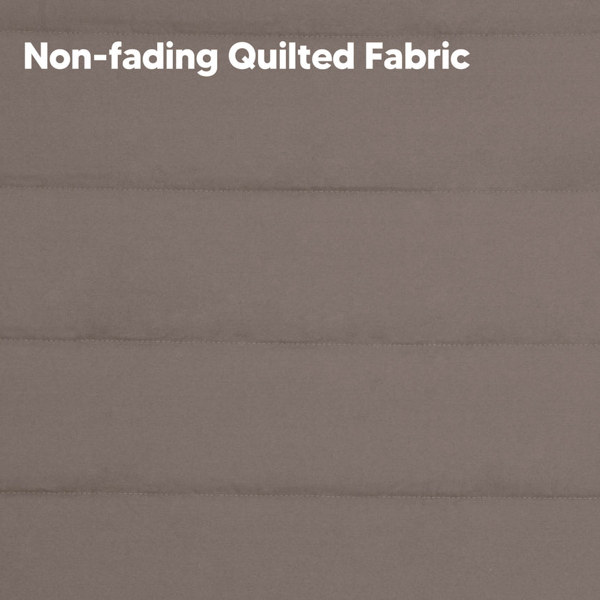 SUNCREAT Quilted Fabric Hammock#color_brown