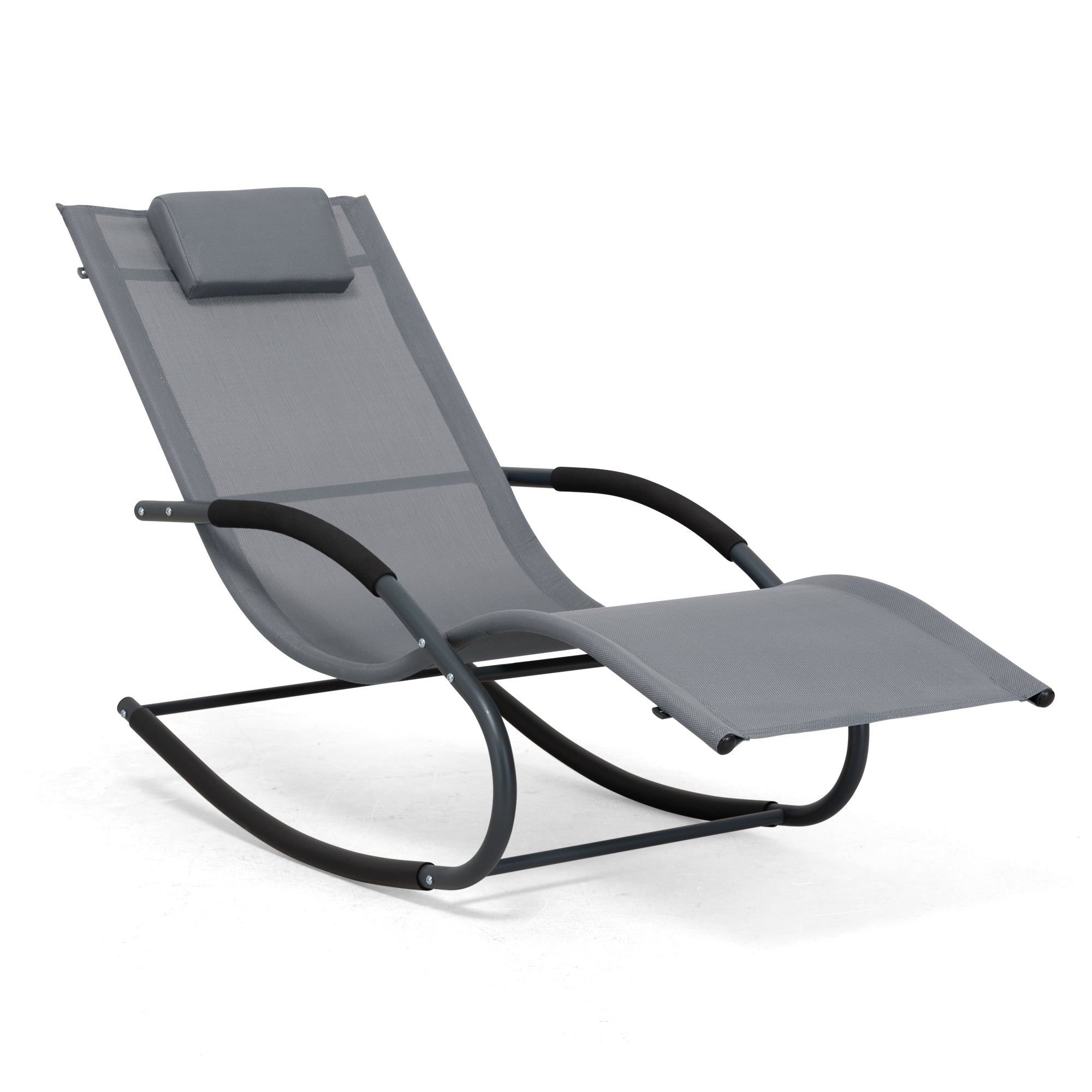 Outdoor Lounge Chair #color_grayish-blue-1