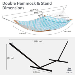 SUNCREAT-Double-Quilted-Hammock-with-Stand-Green-Drops#color_green-drops