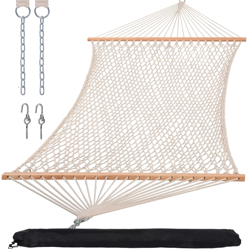 SUNCREAT-Cotton-Rope-Double-Hammock-Natural#color_natural