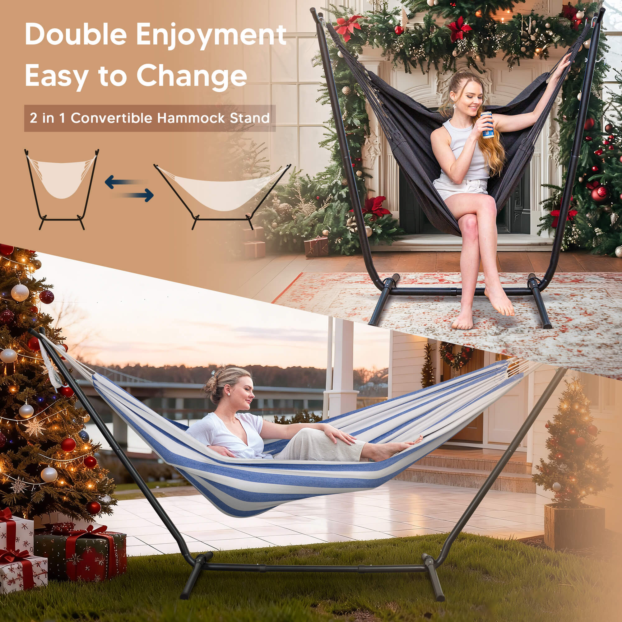 SUNCREAT-2-in-1 Heavy-Duty-2-Person-Hammock-with-Stand#color_blue-white-stripes