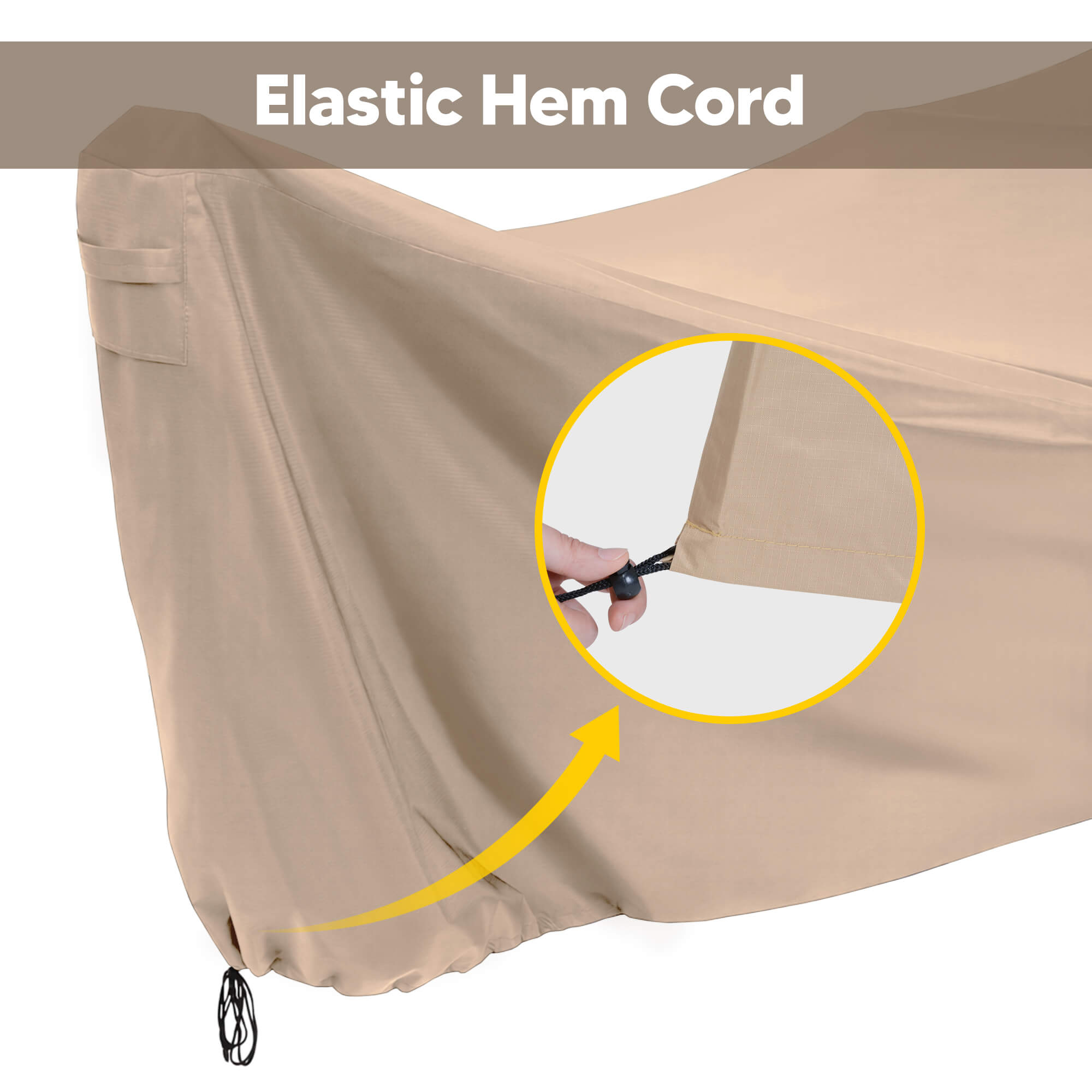 SUNCREAT Hammock Cover#size_14ft#color_brown