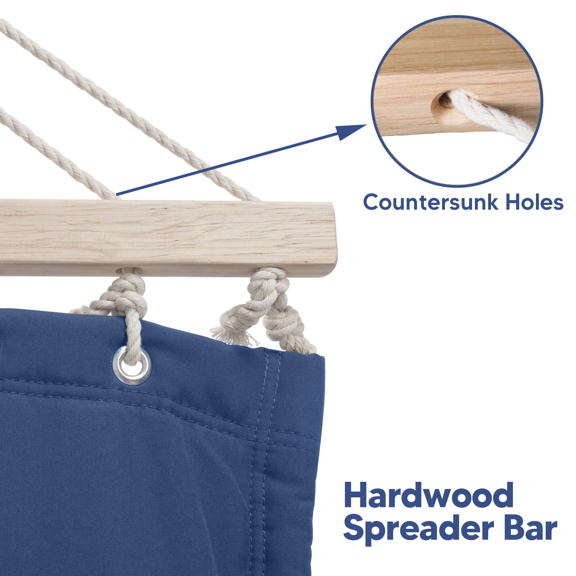 Standing Hammock with Stand#color_navy