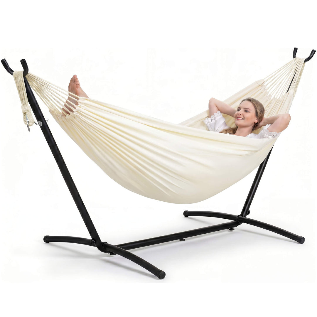 hammock with stand#color-h_white