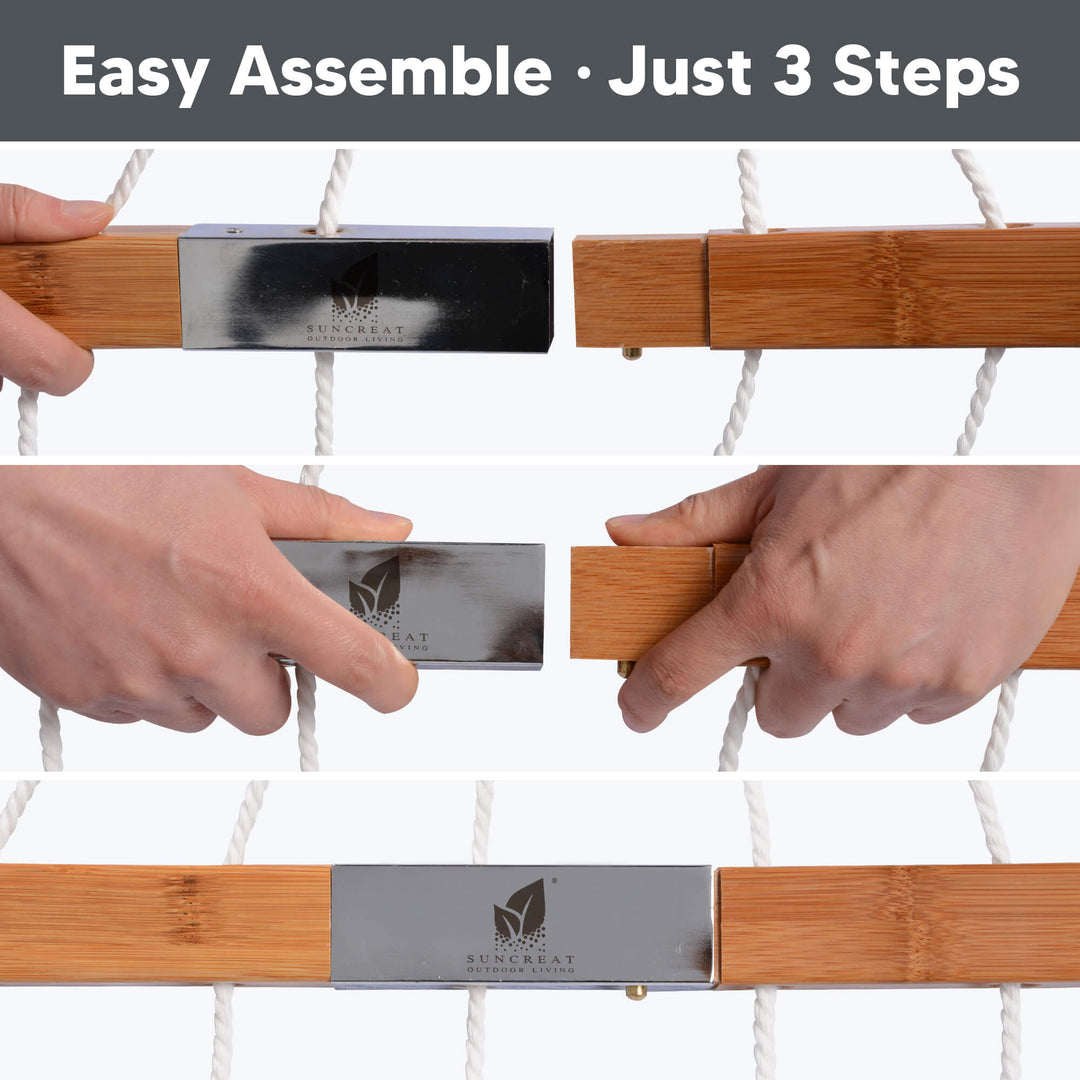 SUNCREAT-Double-Hammock-with-Curved-Bar#color_black-stripes