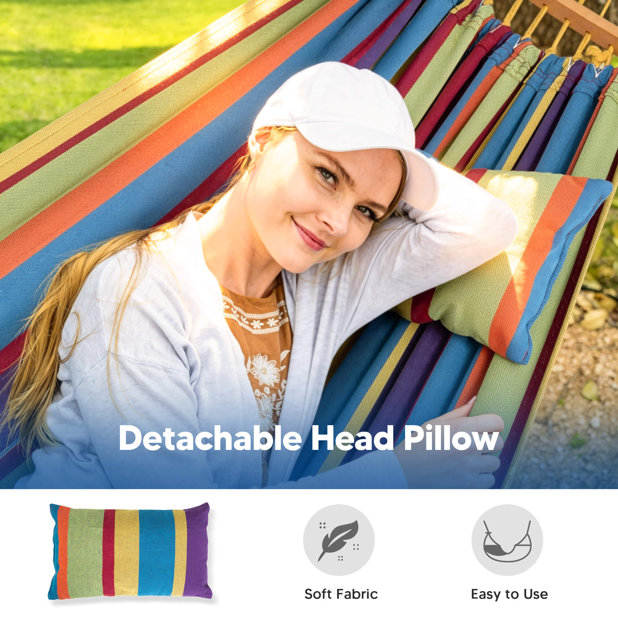 canping hammocks#color_colorful-stripes