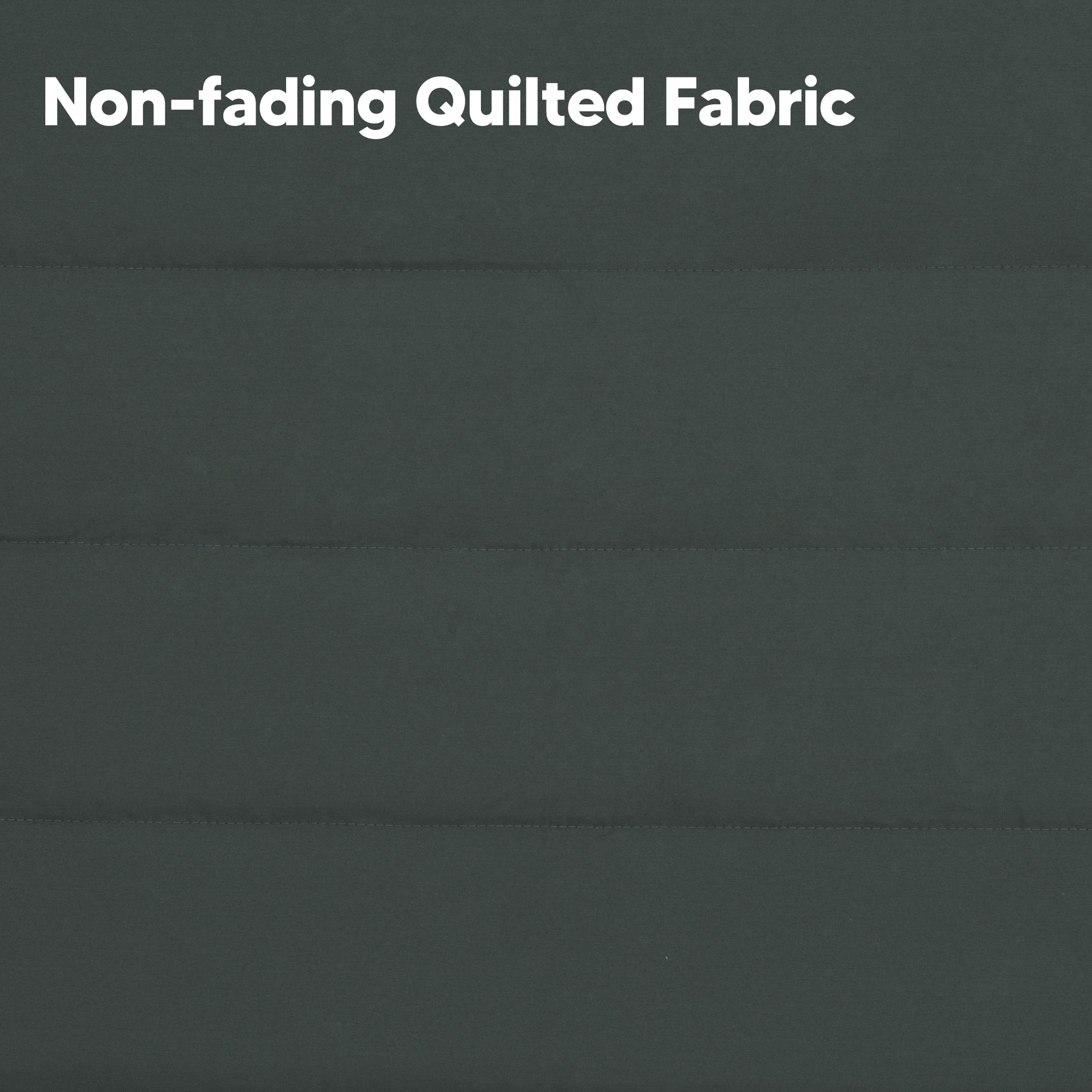 SUNCREAT Quilted Fabric Hammock#color_green-gray