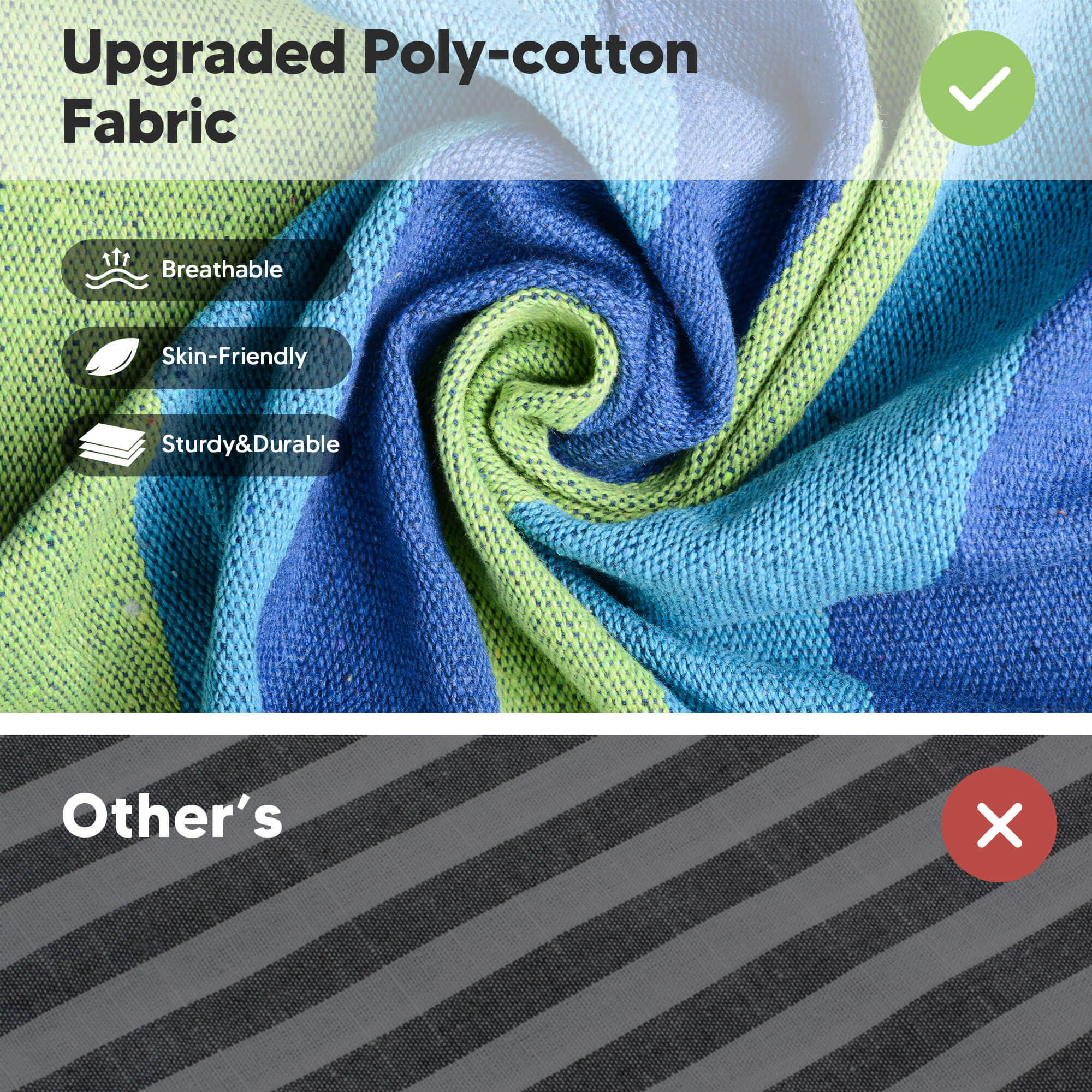 canping hammocks#color_blue-stripe