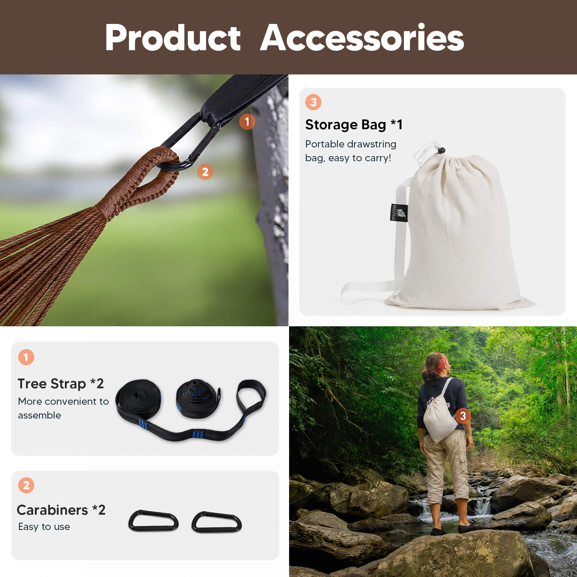 camping hammock#color_brown