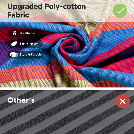 canping hammocks#color_colorful-stripes