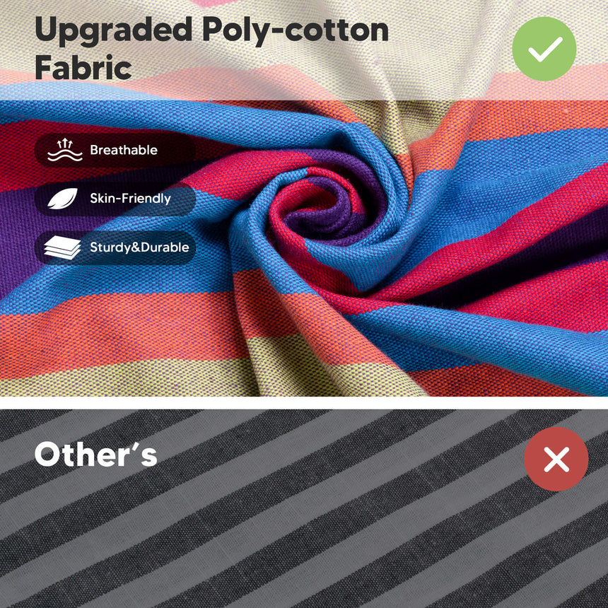 canping hammocks#color_colorful-stripes