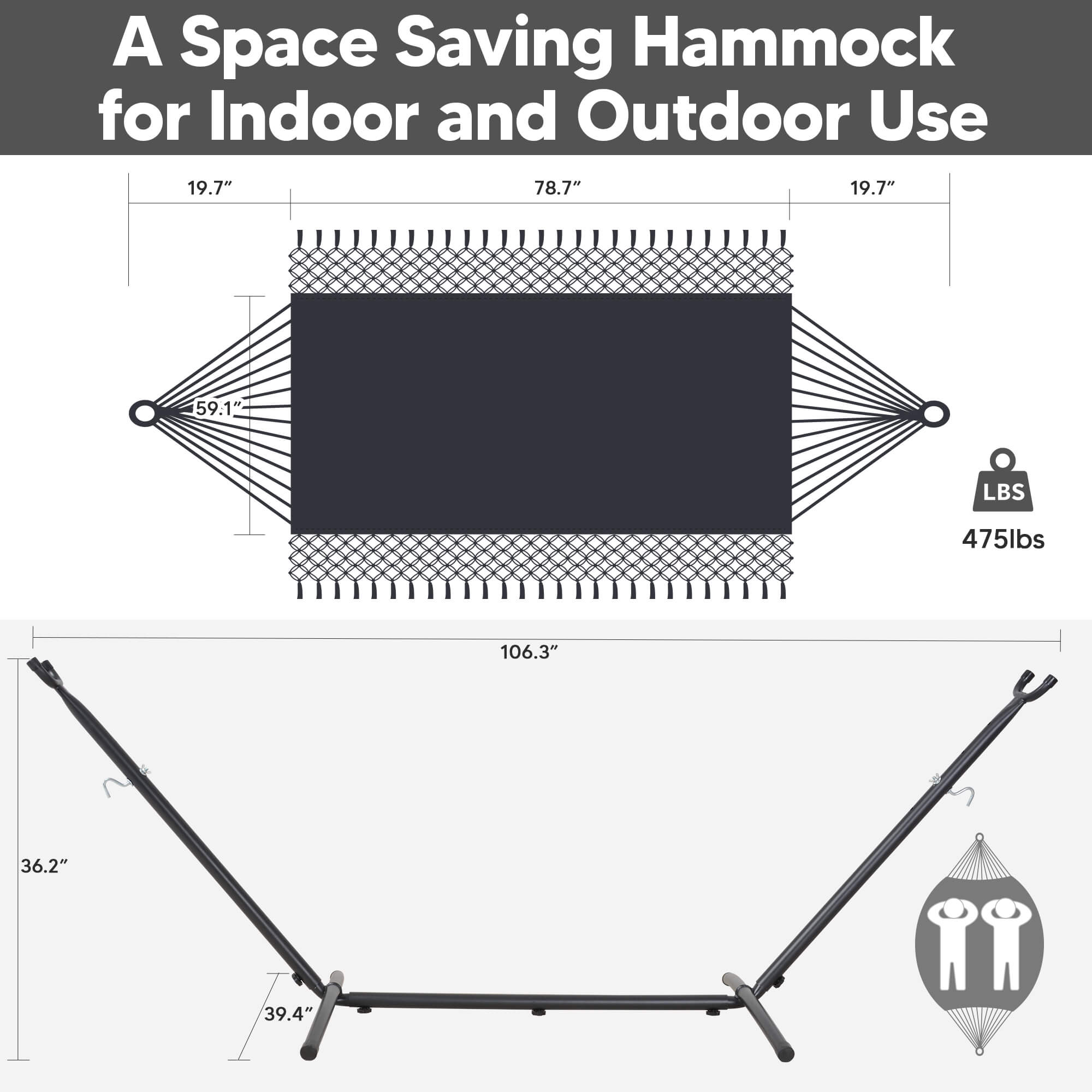 hammock with stand#color-h_dark-with-tassels