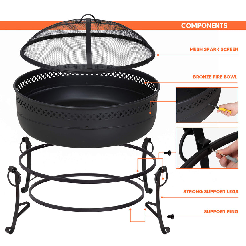 Outdoor-Bonfire-Wood-Burning-Fire-Pit-with-Grill-and-Fireplace-Poker#size_40-inch-2