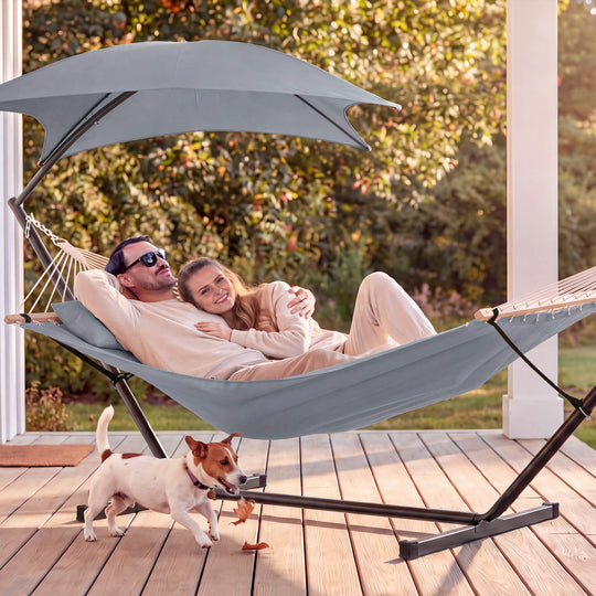 Standing Hammock with Stand#color-c_light-gray