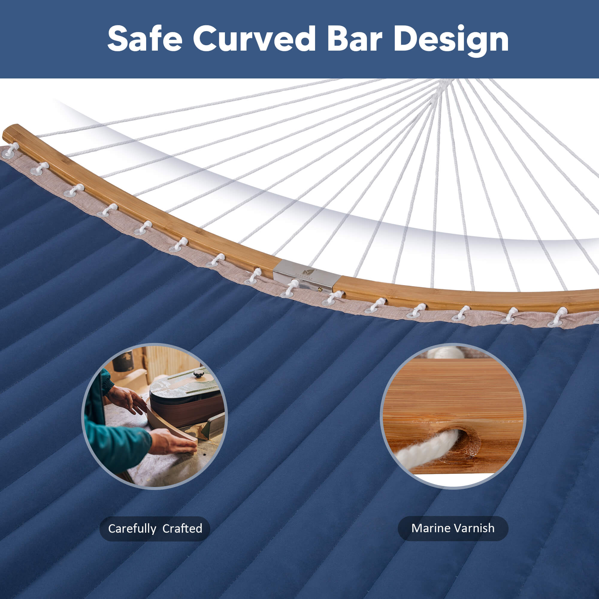 hammock with stand and sunshade#color-c_navy