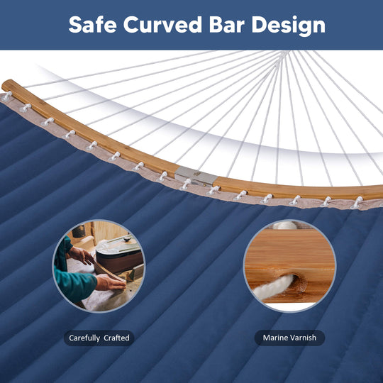 hammock with stand and sunshade#color-c_navy
