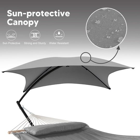 Standing Hammock with Stand#color_light-gray