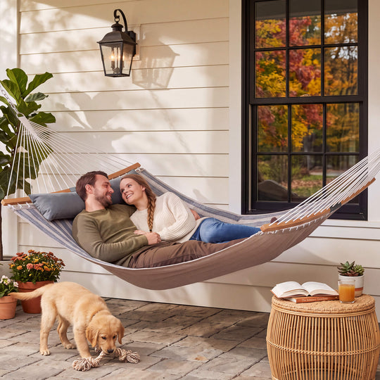 SUNCREAT-Double-Hammock-with-Curved-Bar#color_dark-gray-stripes