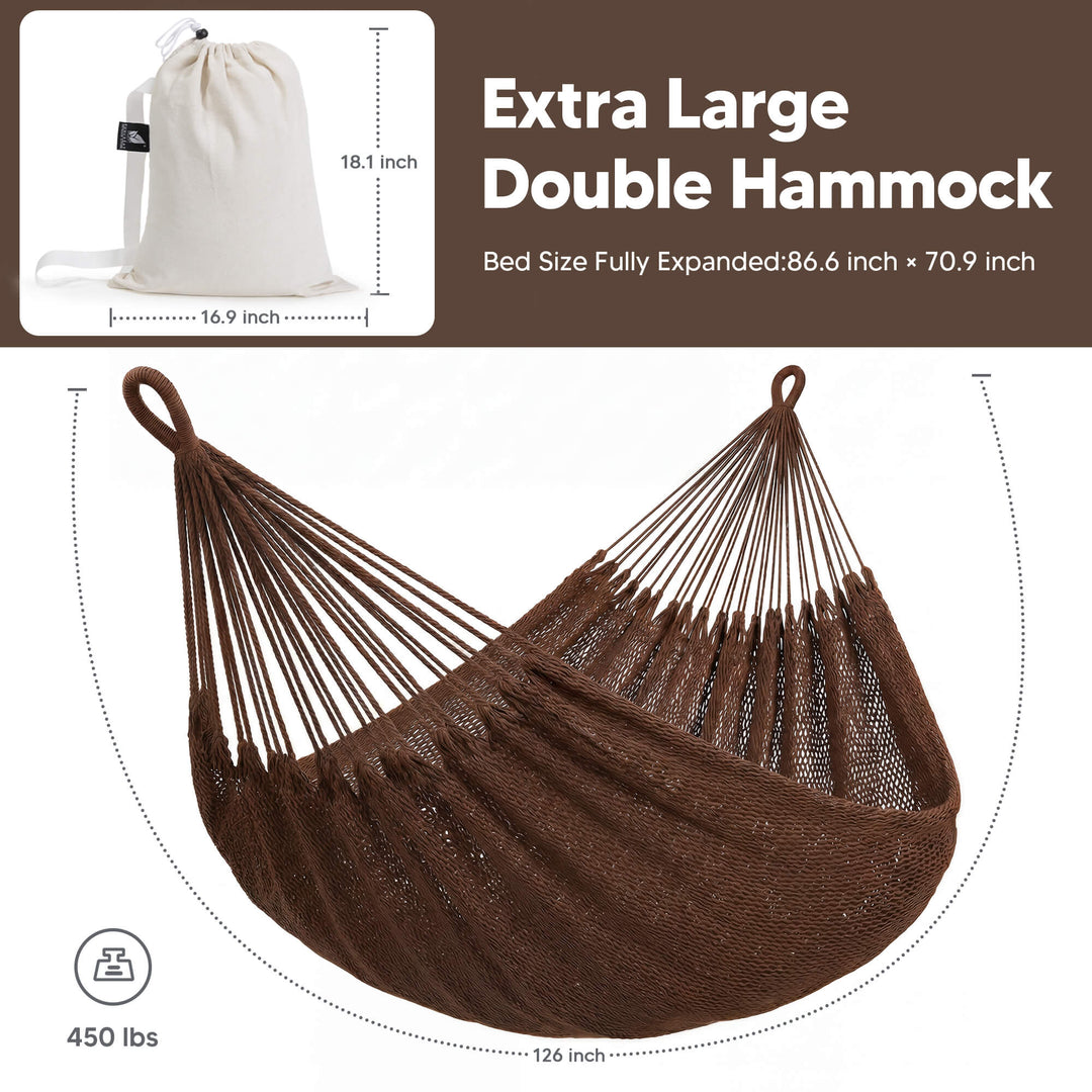 camping hammock#color_brown