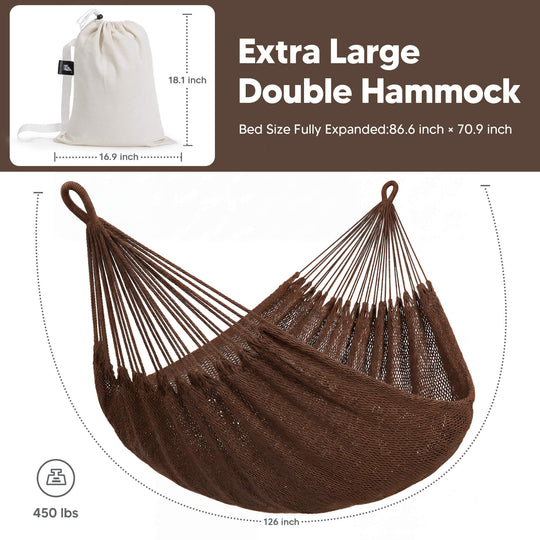 camping hammock#color_brown