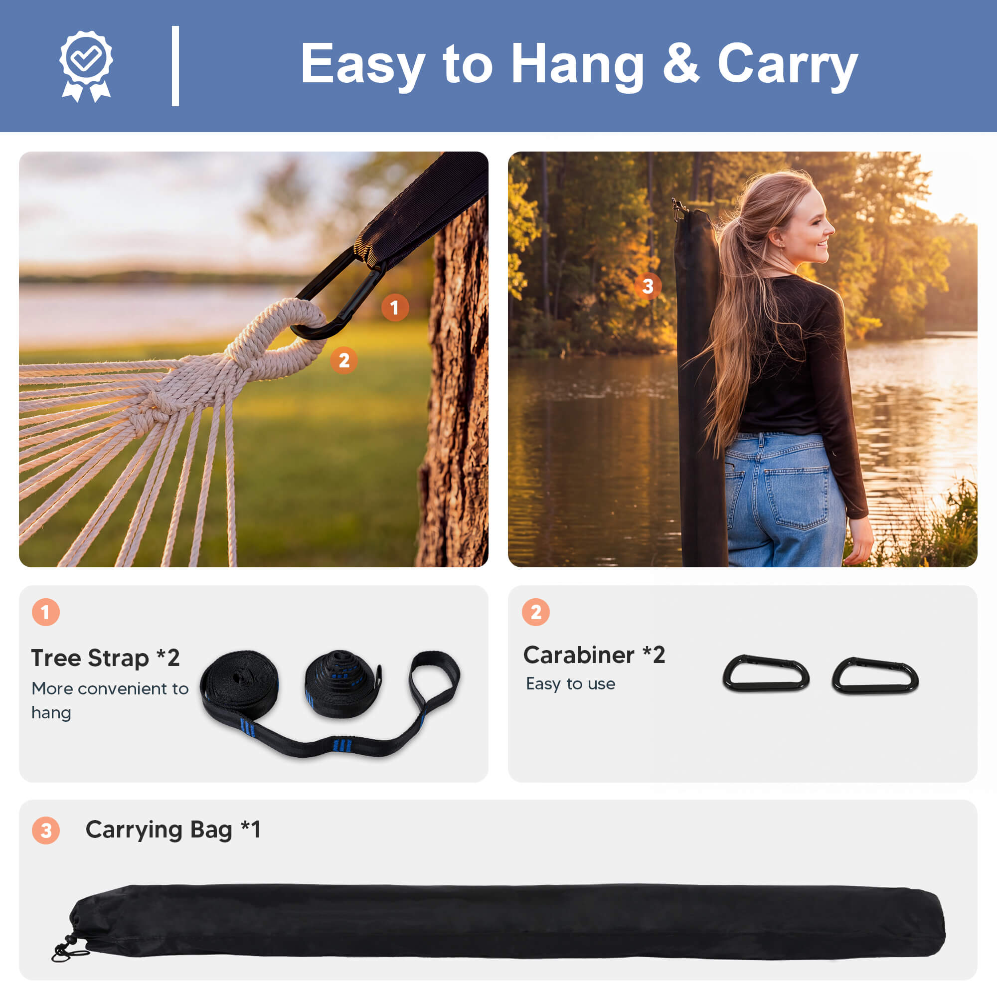tree hammock swing#color_blue-white-stripes
