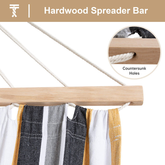 tree hammock swing#color_coffee-stripes