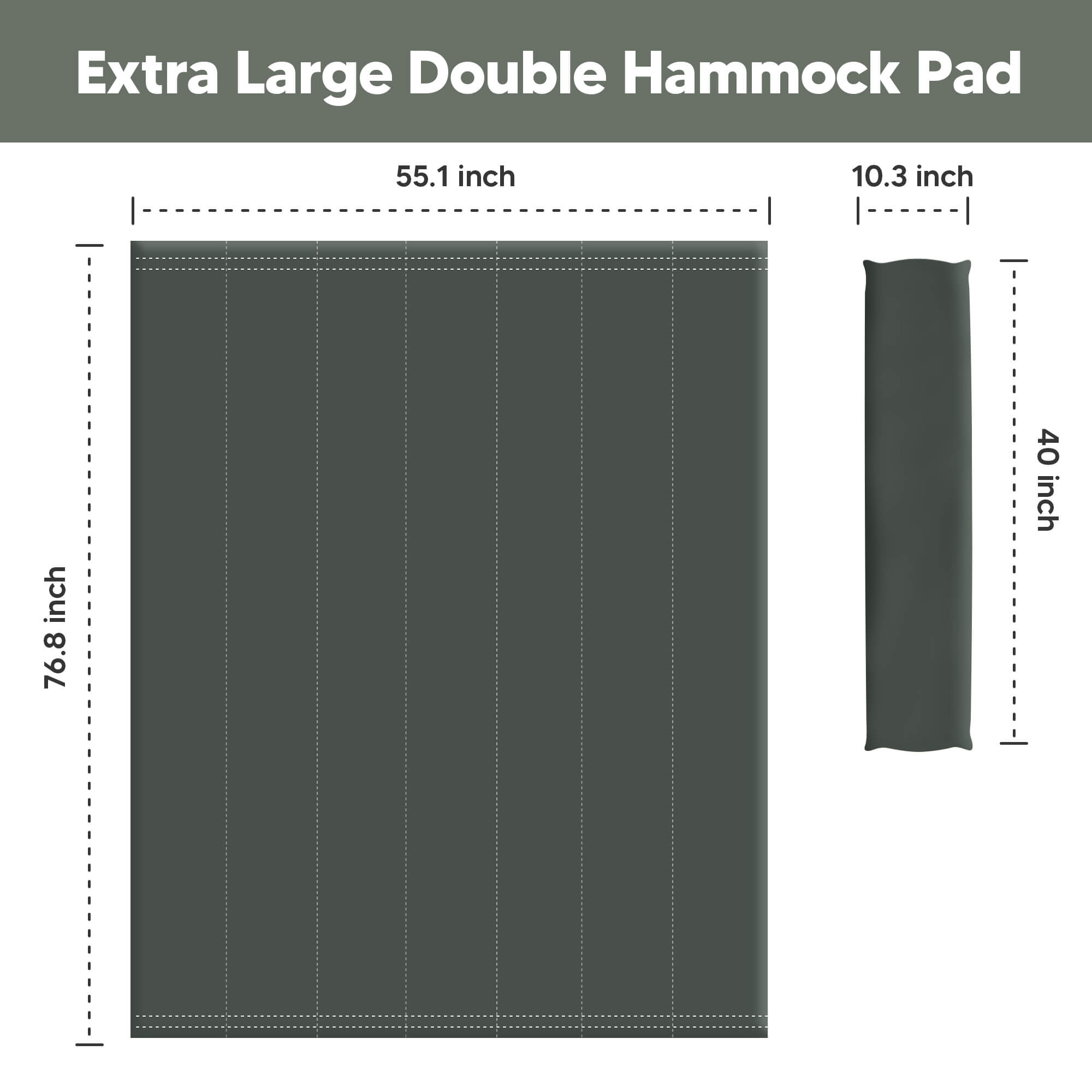 hammock pad#color_olive-green