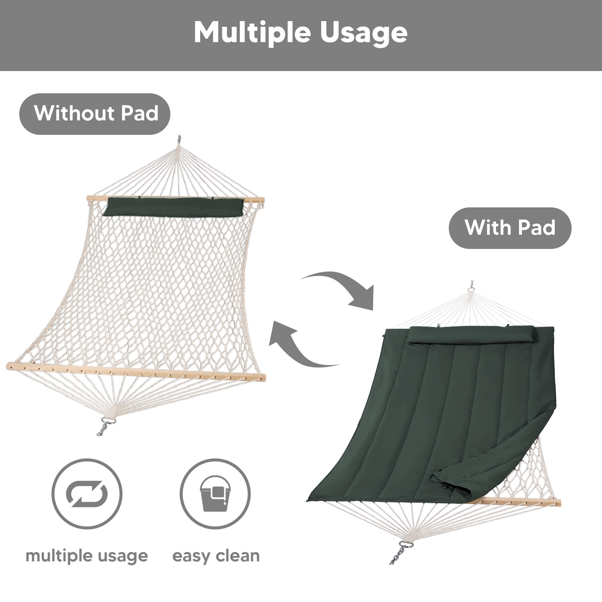 SUNCREAT-2-Layer-Cotton-Rope-Hammock#color_green-gray