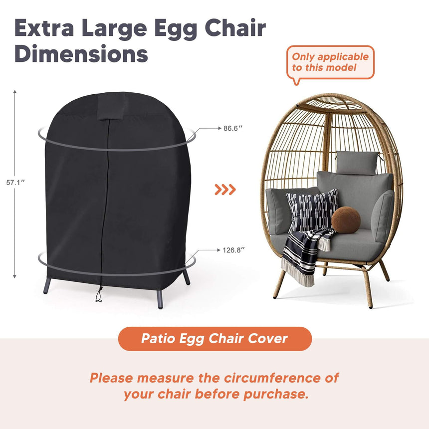 SUNCREAT Egg Chair Cover#size_for-egg-chair-black
