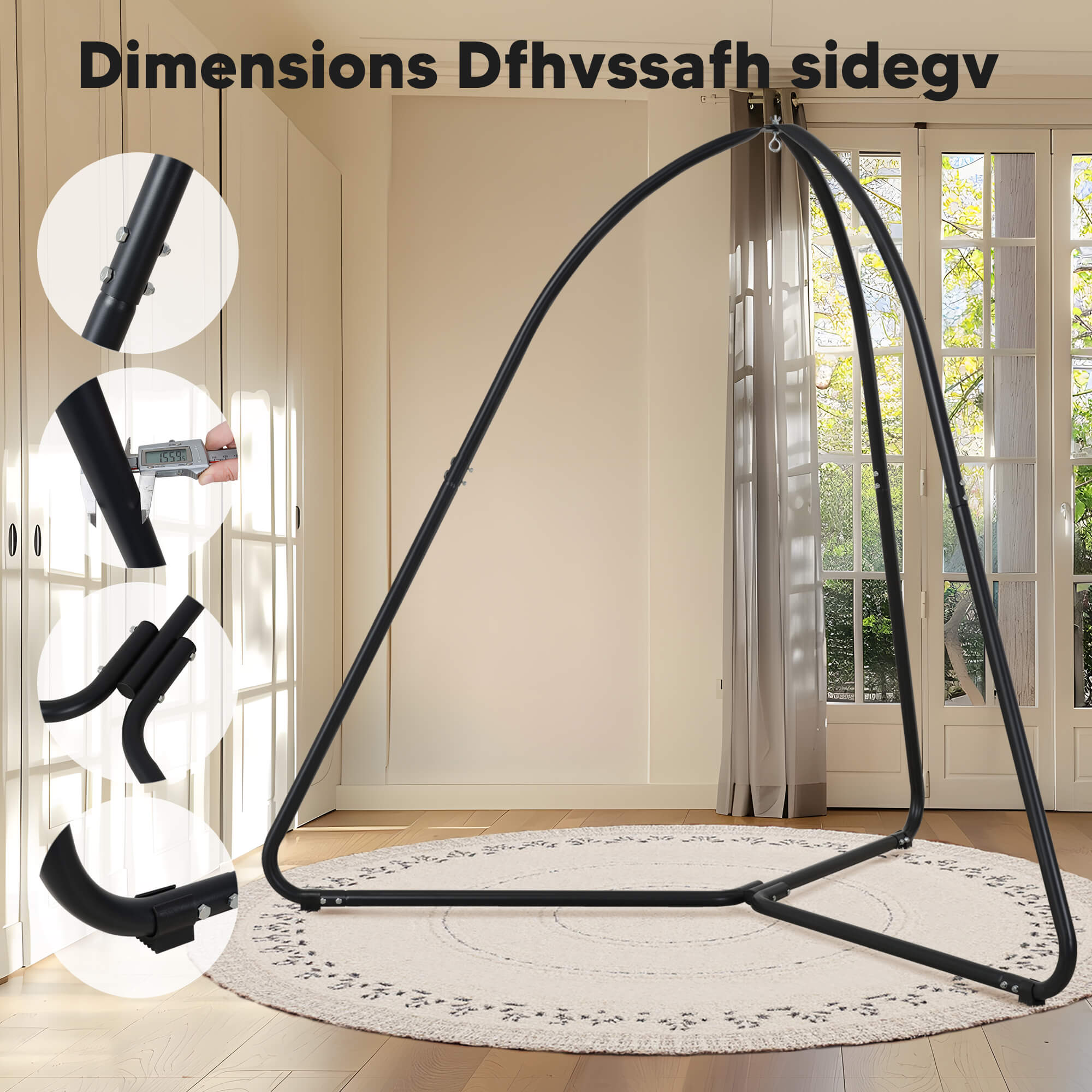 hammock chair stand#color_black