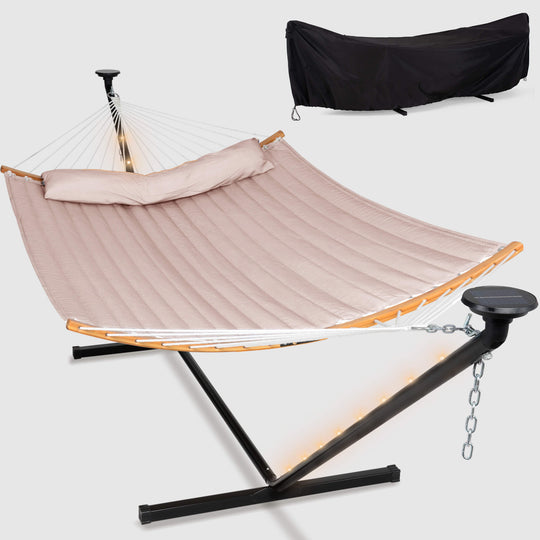 double hammock with stand  #color_brown#options_combo-cover-$215.99-save-40%