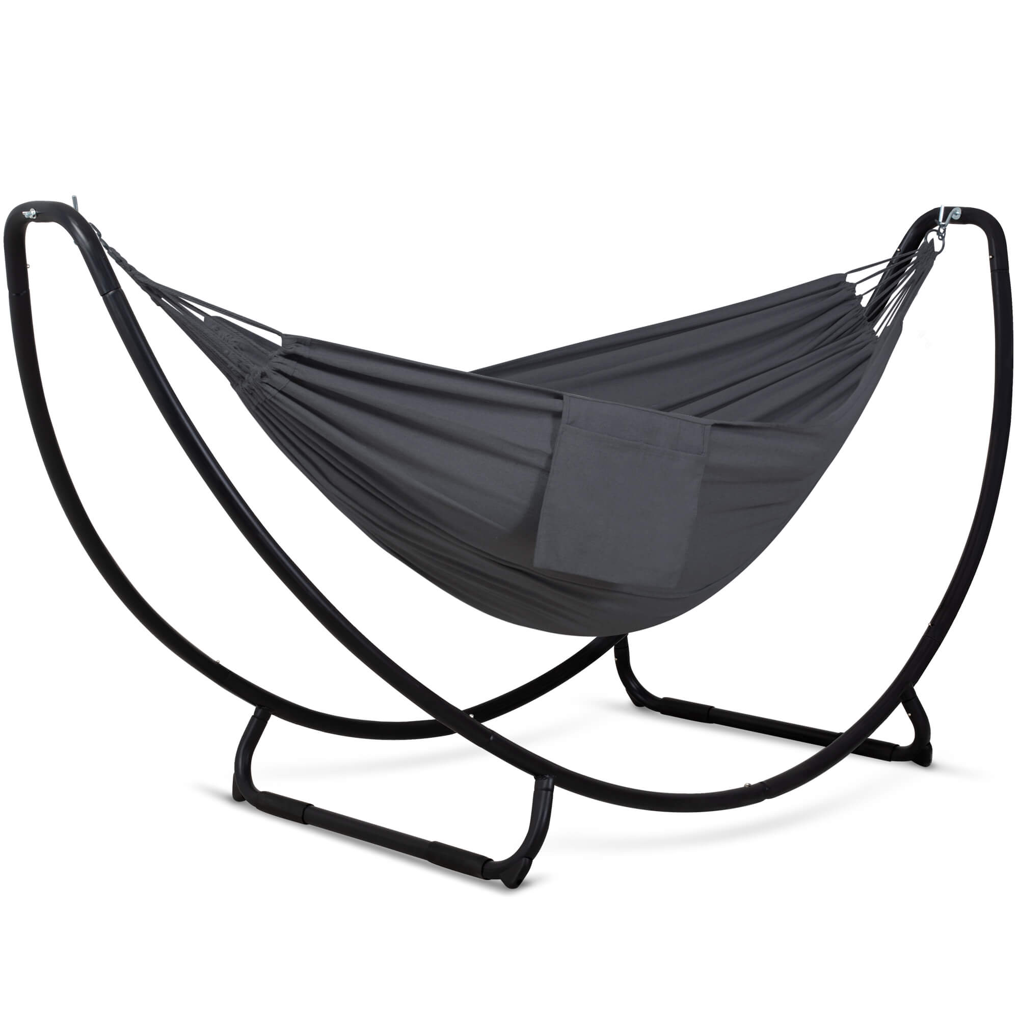 hammock with stand#color_dark-gray