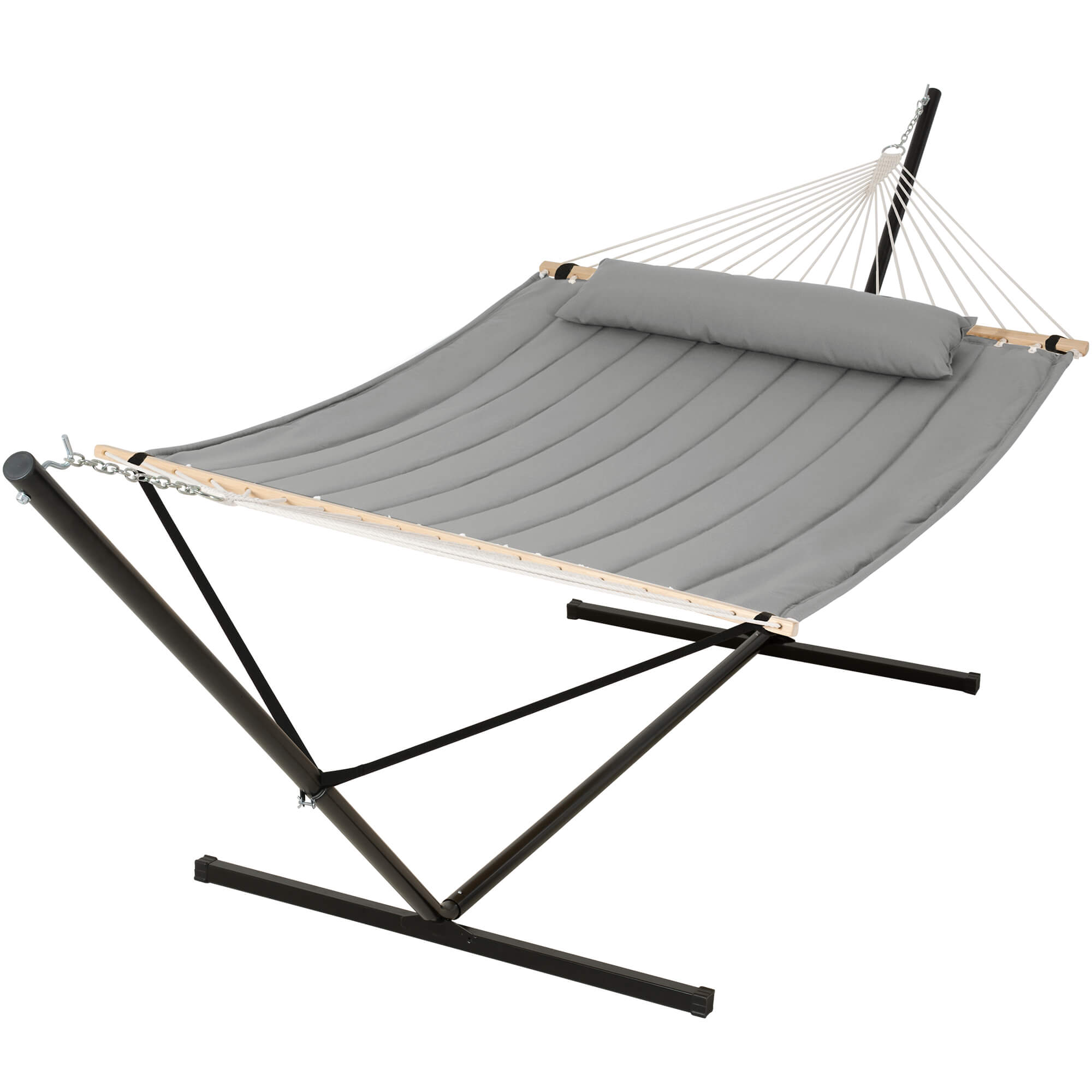 hammock with stand#color_light-gray