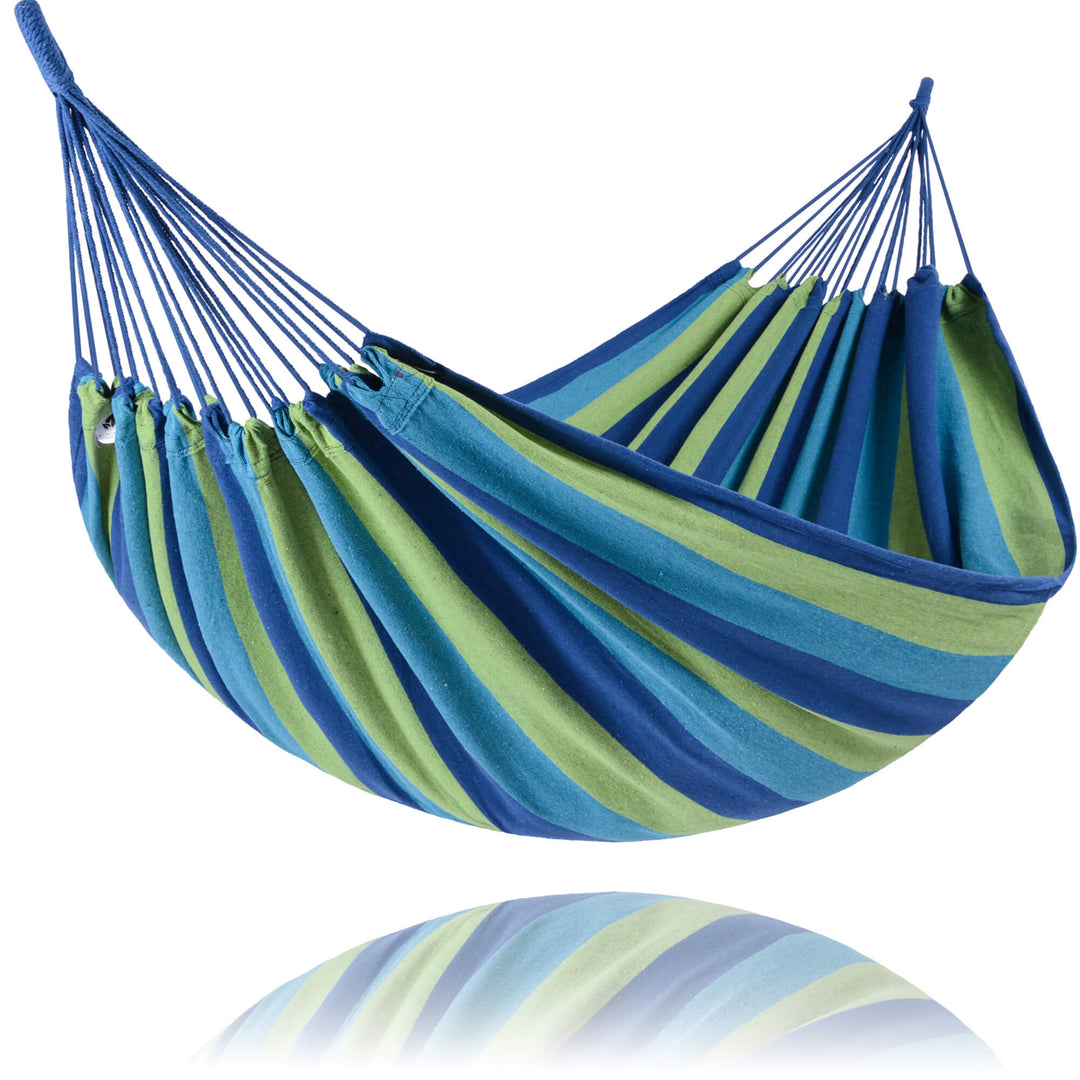 Camping Hammock for Outdoor#Color_blue-stripe
