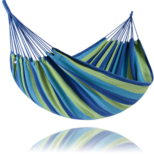 Camping Hammock for Outdoor#Color_blue-stripe