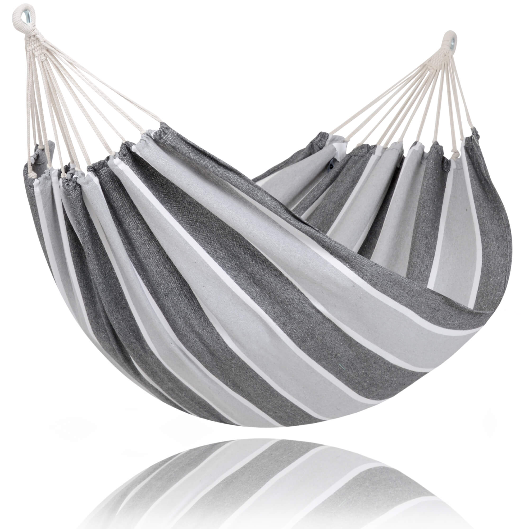 Camping Hammock for Outdoor#Color_gray-stripes