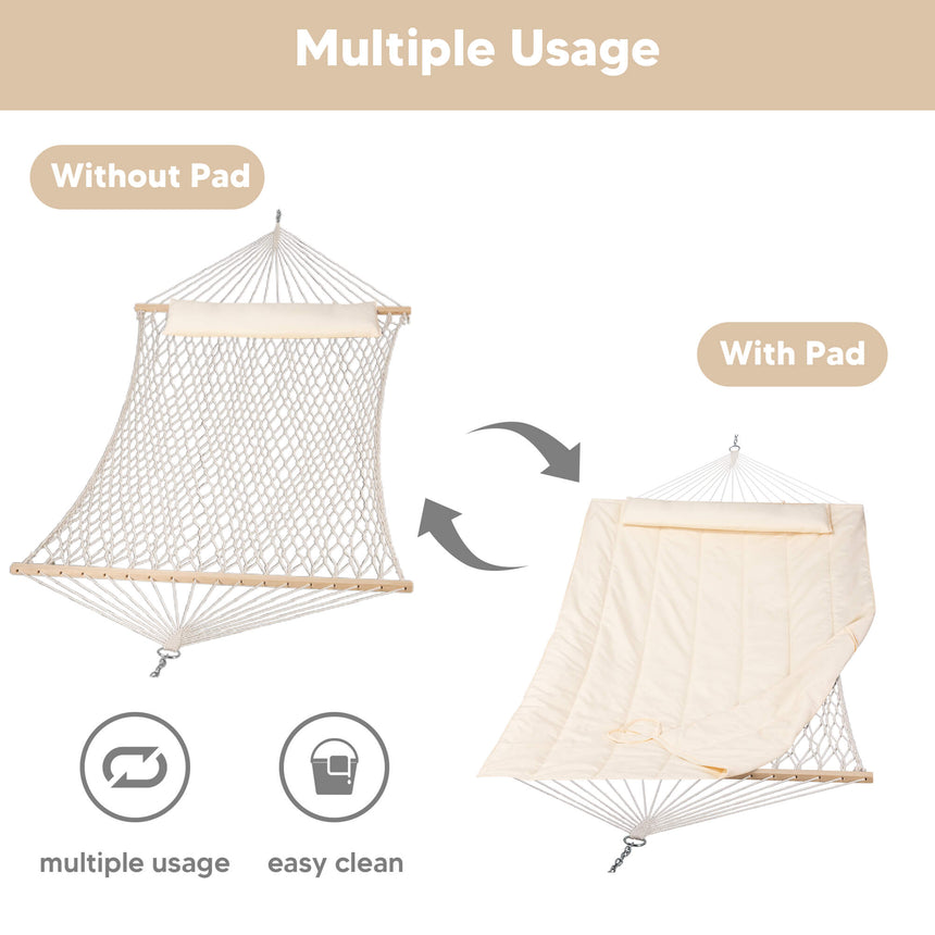 SUNCREAT-2-Layer-Cotton-Rope-Hammock#color_beige