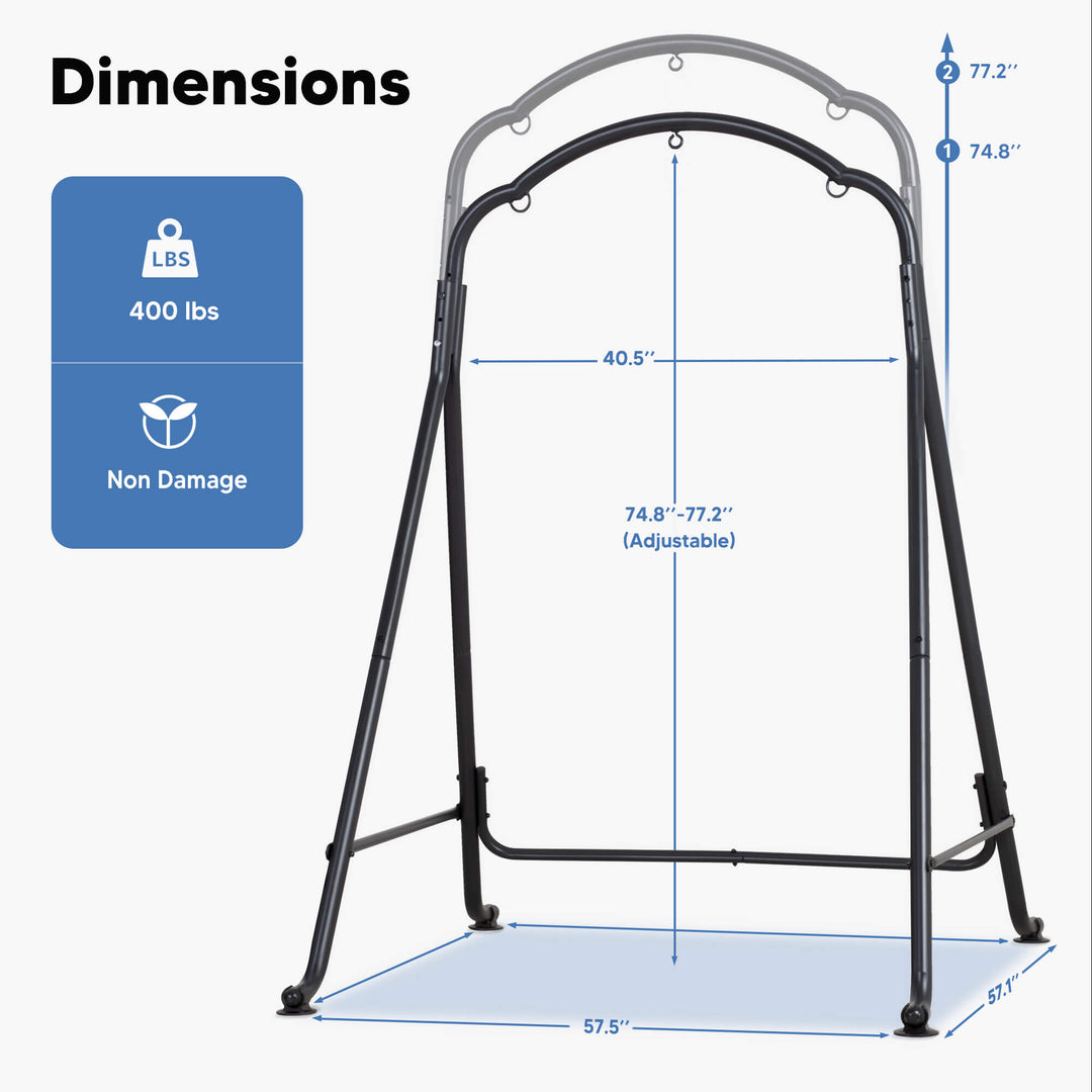 hammock chair stand#color_black