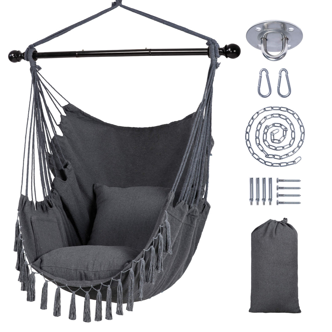 SUNCREAT Hammock Chair Gray#color_gray