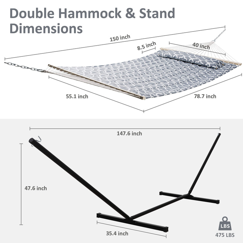 SUNCREAT-Double-Hammock-with-Stand-Dark-Gray#color_dark-gray