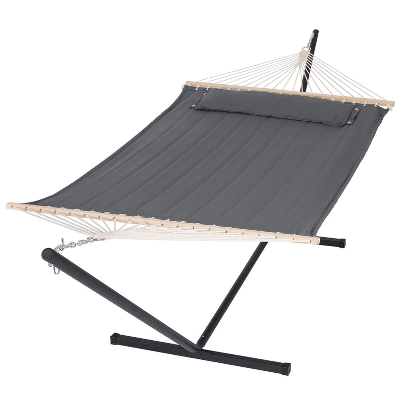 Double-Quilted-Fabric-Hammock-with-Stand#color_dark-grey