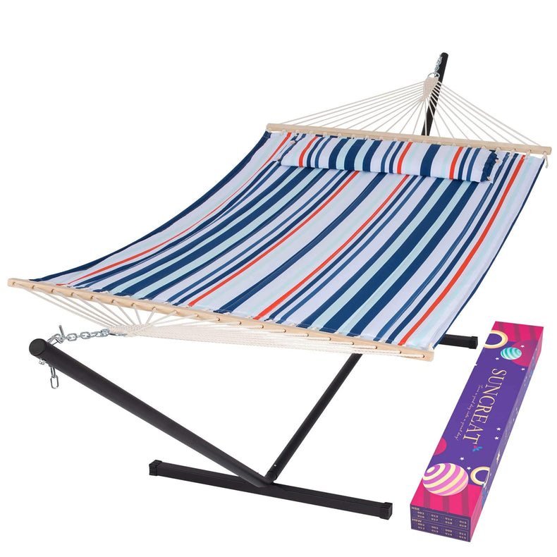 SUNCREAT-Double-Hammock-with-Stand-Green-Blue#color_green-blue